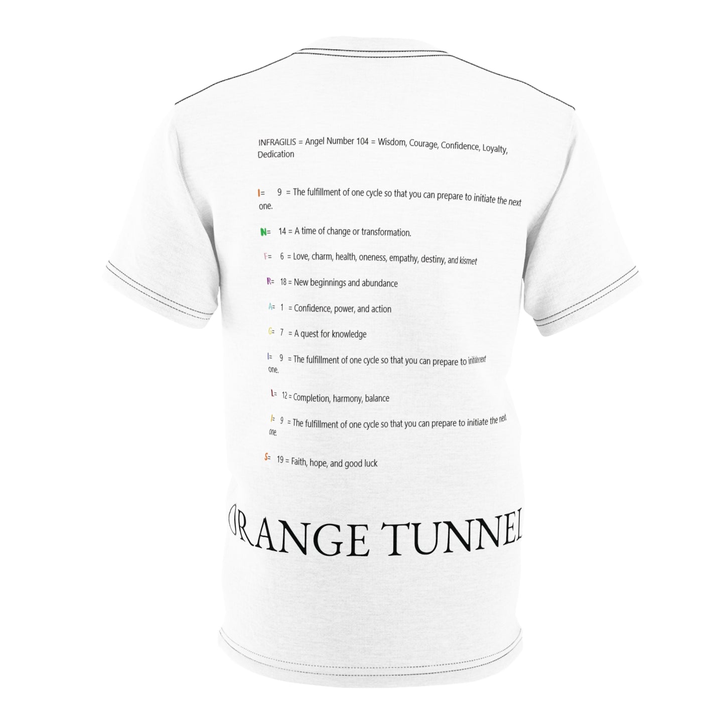 Orange Tunnel Definition Cut & Sew Tee