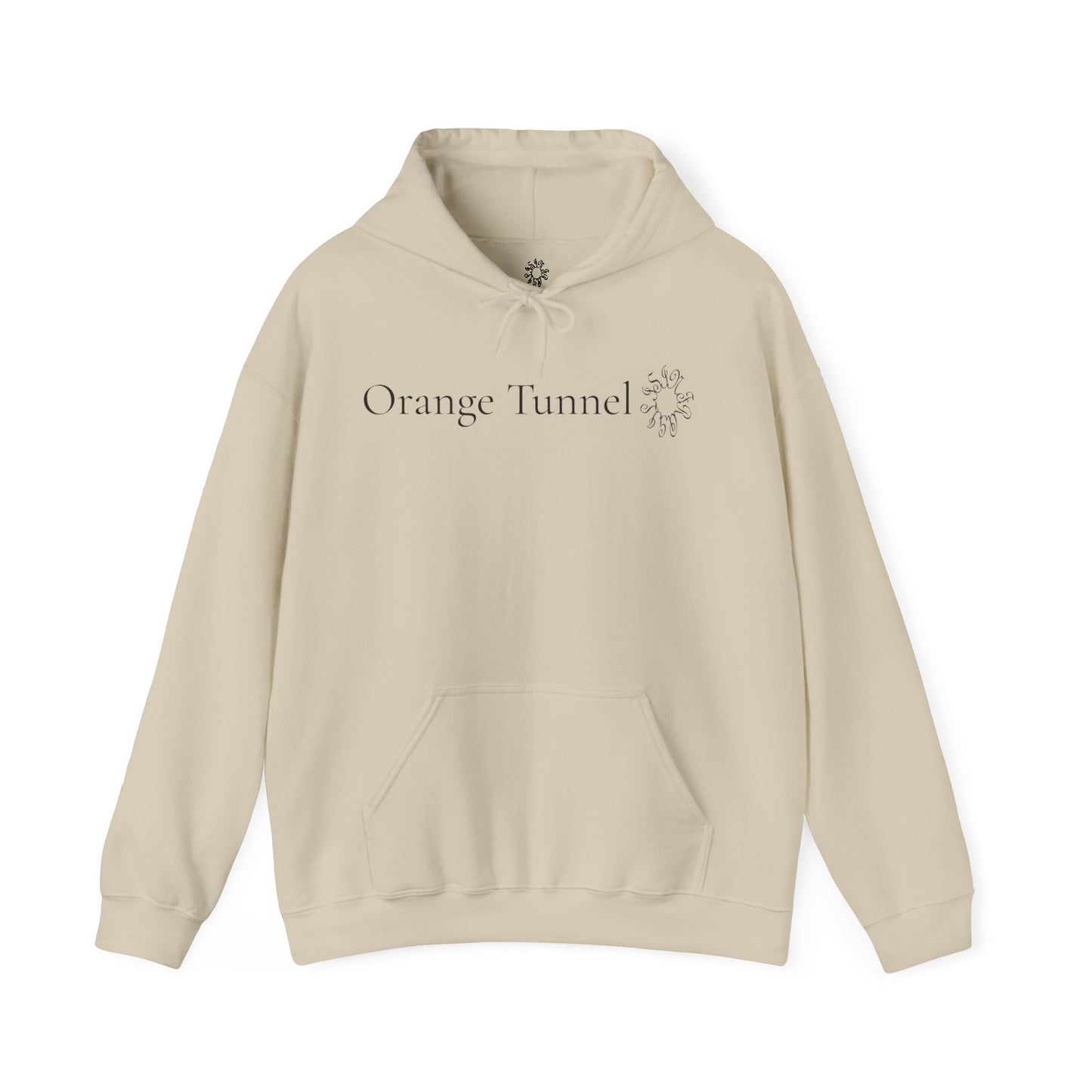 Orange Tunnel Icon Unisex Hooded Sweatshirt