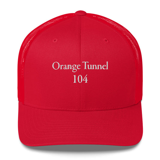 Orange Tunnel Trucker Cap